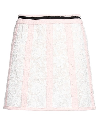 GIAMBATTISTA VALLI Mini skirt White 76% Cotton, 24% Polyamide, Viscose, Polyester, Silk
