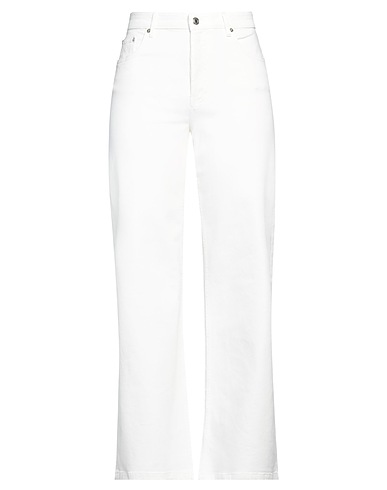 MAJE Casual pants White 99% Cotton, 1% Elastane