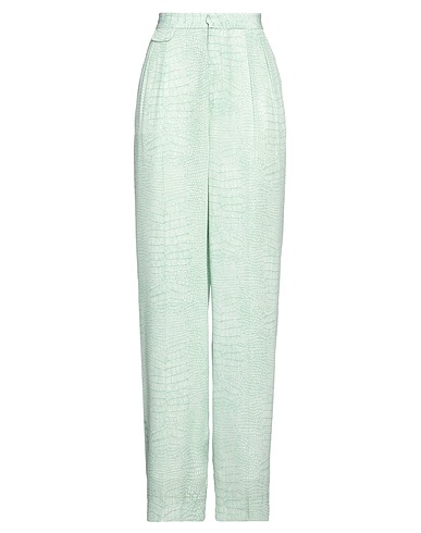 EQUIPMENT Casual pants Light green 100% Silk