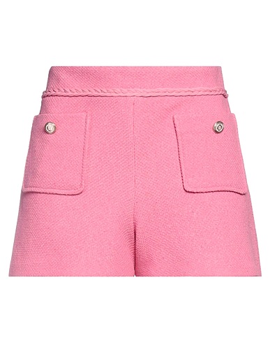 MAJE Shorts & Bermudas Rosa 49% Polyester, 46% Baumwolle, 4% Andere Fasern, 1% Elastan