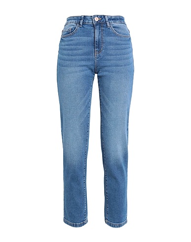 VILA Denim pants Blue 79% Cotton, 20% Recycled cotton, 1% Elastane
