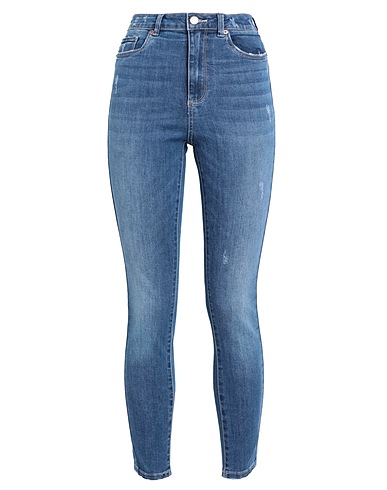 VERO MODA Denim trousers Blue 44% Cotton, 31% Polyester, 20% Recycled polyester, 3% Viscose, 2% Elastane
