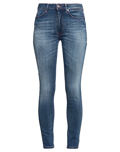 DONDUP Denim pants Blue 74% Cotton, 24% Lyocell, 2% Elastane