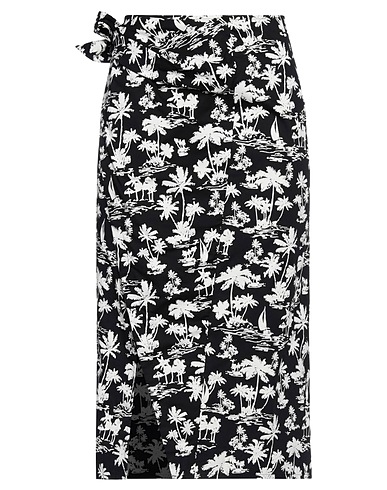 MAJE Midi skirt 100% Cotton, Mother-of-pearl