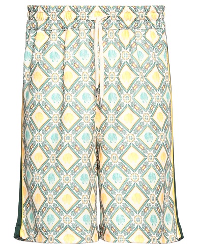 DRÔLE DE MONSIEUR Shorts & Bermuda Cream 60% Polyester, 40% Cotton