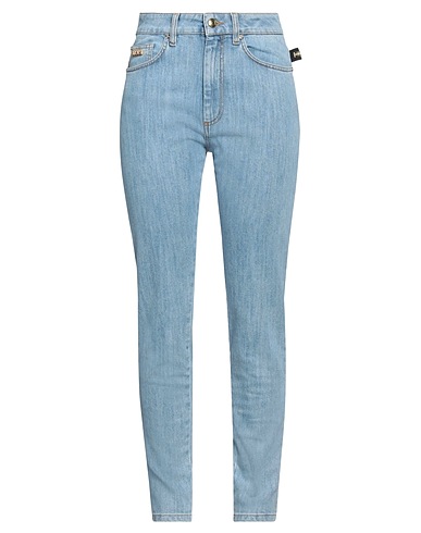 GCDS Denim trousers Blue 45% Cotton, 34% Polyester, 16% Viscose, 3% Elastane, 2% Polyamide