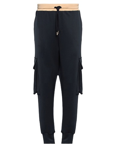 DOLCE&GABBANA Cargo Midnight blue 92% Polyester, 8% Elastane, Cotton, Polyamide