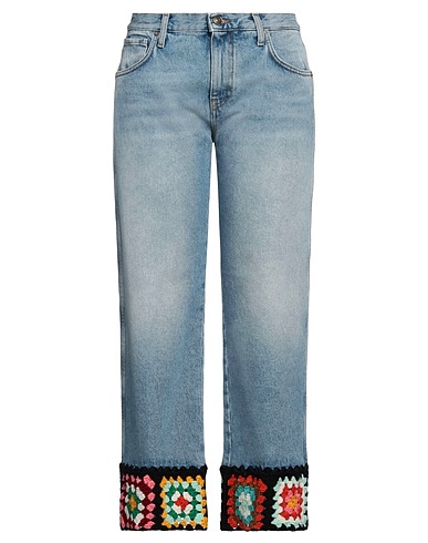 ALANUI Denim trousers Blue 100% Cotton