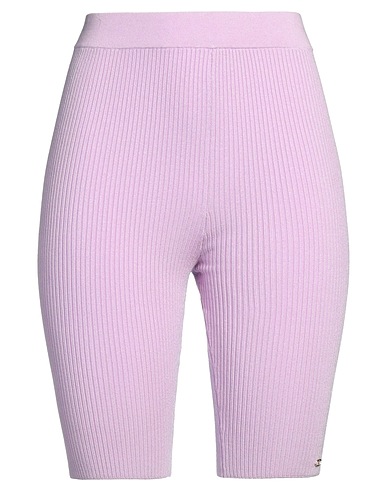ELISABETTA FRANCHI Shorts & Bermuda Lilac 57% Lyocell, 27% Silk, 16% Polyamide