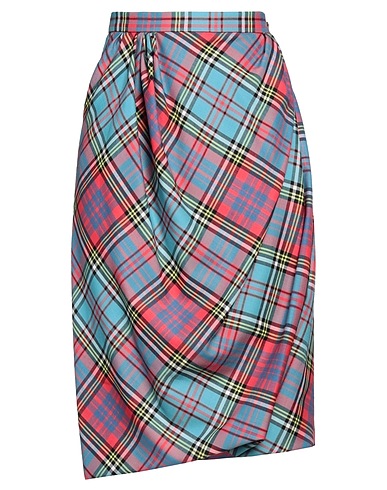 VIVIENNE WESTWOOD Midi skirt Pastel blue 100% Viscose