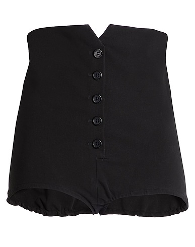PHILOSOPHY di LORENZO SERAFINI Shorts & Bermuda Black 93% Cotton, 7% Elastane