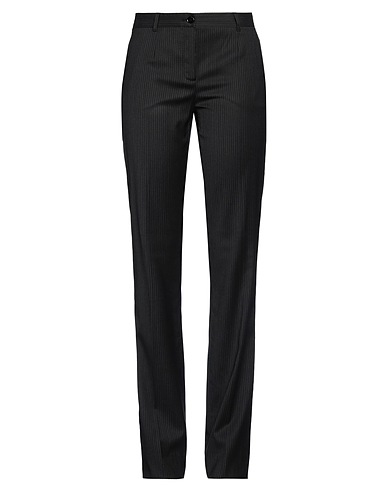DOLCE&GABBANA Casual pants Black 56% Virgin Wool, 41% Viscose, 3% Elastane