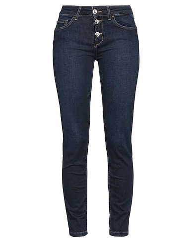 LIU •JO Denim pants Blue 96% Cotton, 4% Elastane