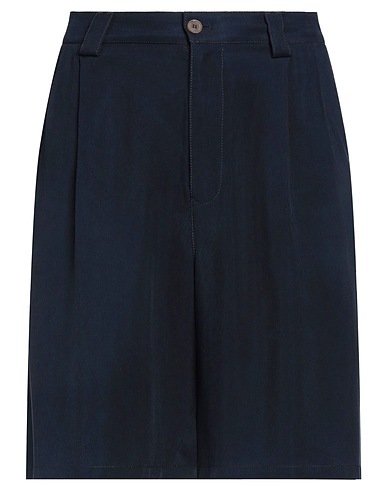 GIORGIO ARMANI Shorts & Bermuda Navy blue 100% Cupro