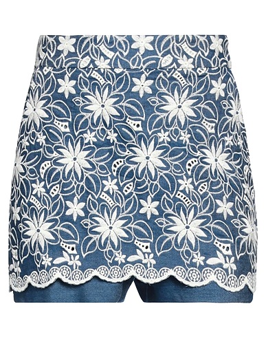 MAJE Shorts & Bermuda Blue 68% Cotton, 32% Polyester