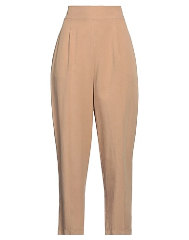 COMPAGNIA ITALIANA Pantalone Cammello 80% Viscosa, 20% Lino