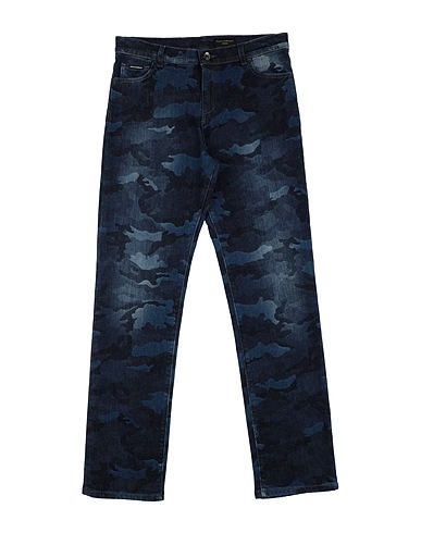 DOLCE&GABBANA Denim trousers 98% Cotton, 2% Elastane