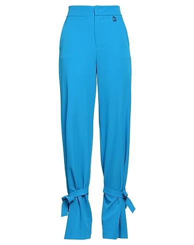 GAëLLE Paris Casual pants Azure 88% Polyester, 12% Elastane