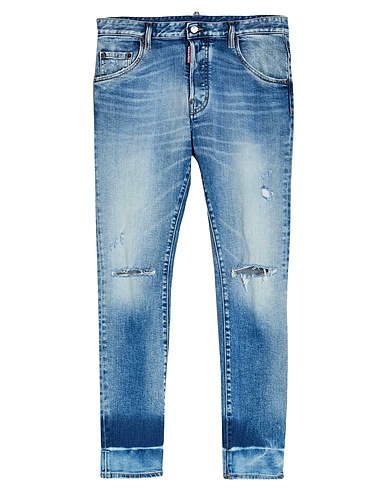DSQUARED2 Denim pants Blue 99% Cotton, 1% Elastane