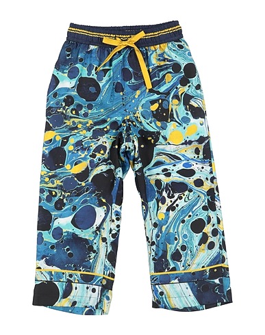 DOLCE&GABBANA Casual trouser Blue 100% Silk