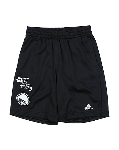 ADIDAS Shorts & Bermuda J BLUV SHORT
 Nero 100% Poliestere riciclato