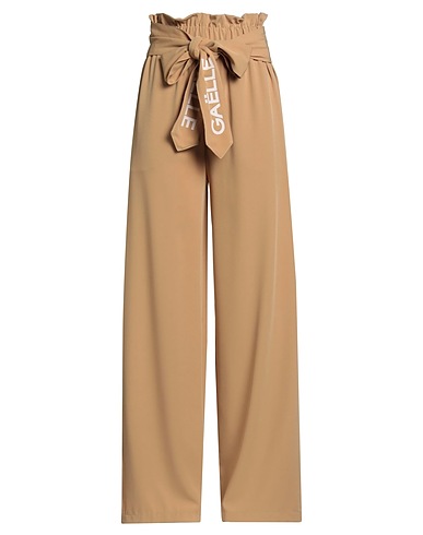 GAëLLE Paris Casual trouser Camel 96% Polyester, 4% Elastane