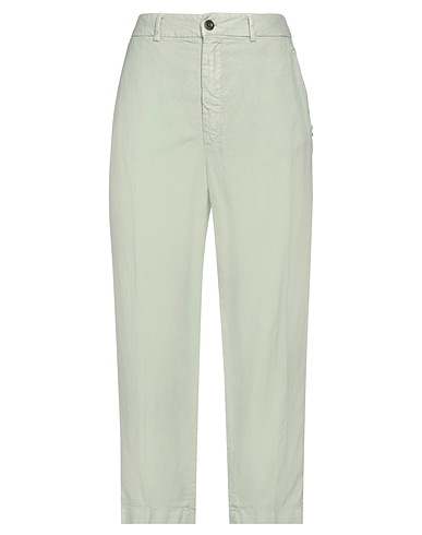 MASON'S Casual trouser Sage green 53% Lyocell, 24% Linen, 23% Viscose