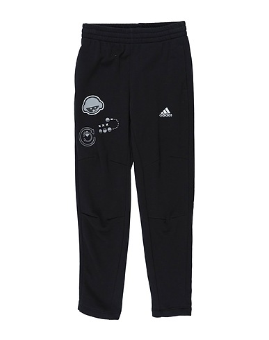 ADIDAS Casual trouser J BLUV PANT Black 77% Cotton, 23% Recycled polyester