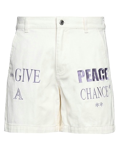 OBEY Shorts & Bermudas Elfenbein 100% Baumwolle