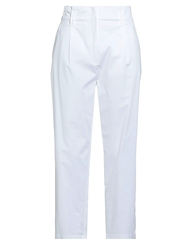 EMME by MARELLA Pantalone Bianco 96% Cotone, 4% Elastan