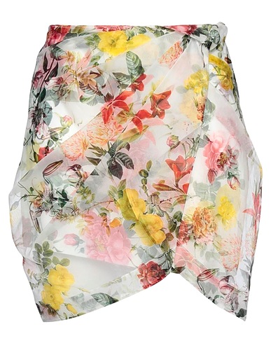 ISLA & WHITE Minirock Transparent 100% Seide