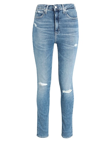 CALVIN KLEIN JEANS Pantaloni jeans Blu 94% Cotone, 4% Elasterell-p, 2% Elastan