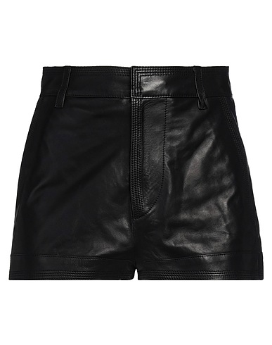 DSQUARED2 Leather pant Black 100% Ovine leather