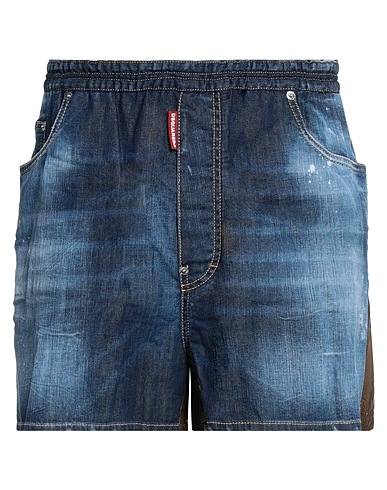 DSQUARED2 Denim shorts Blue 98% Cotton, 2% Elastane, Polyamide, Resin