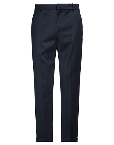 BALMAIN Casual trouser Midnight blue 100% Wool