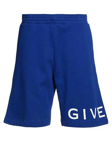 GIVENCHY Shorts & Bermuda Bright blue 100% Cotton