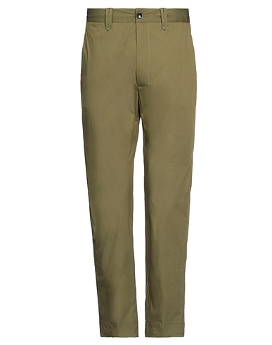 NINE IN THE MORNING Casual trouser Military green 73% Cotton, 22% Polyamide, 5% Elastane