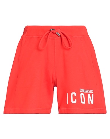 DSQUARED2 Pantalone felpa Rosso 100% Cotone, Elastan