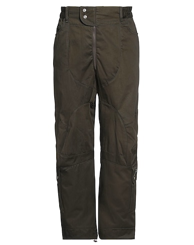 VIVIENNE WESTWOOD Casual pants Military green 100% Cotton, Polyester