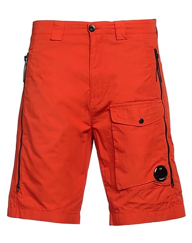 C.P. COMPANY Shorts & Bermuda Tomato red 100% Cotton