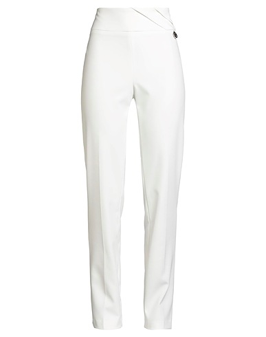 GAëLLE Paris Повседневные брюки BIANCO 88% Полиэстер, 12% Эластан