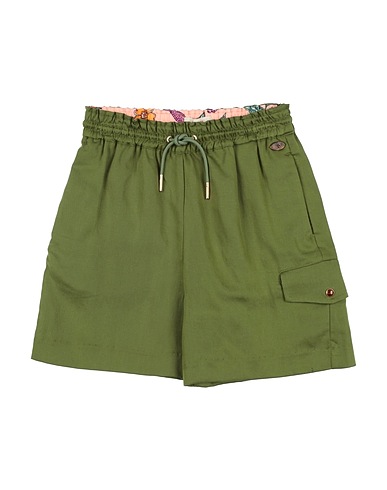 SCOTCH R'BELLE Shorts & Bermuda Green 92% Tencel™ Lyocell, 8% Linen