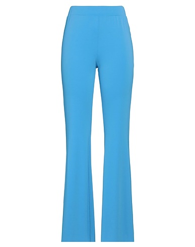KAOS Casual trouser Azure 75% Acetate, 18% Polyamide, 7% Elastane