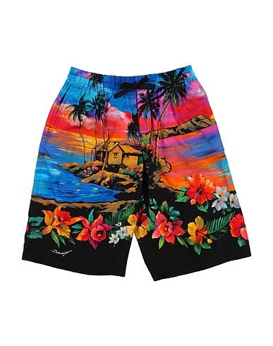 DOLCE&GABBANA Shorts & Bermuda Black 100% Cotton
