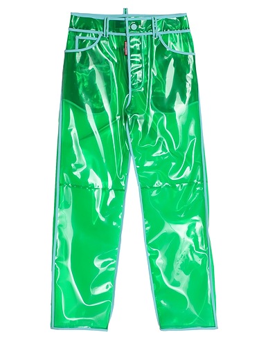 DSQUARED2 Pantalone Verde 100% PVC - Polivinilcloruro, Poliammide, Elastan