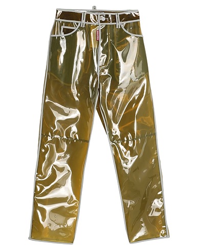 DSQUARED2 Pantalone Verde militare 100% PVC - Polivinilcloruro, Poliammide, Elastan