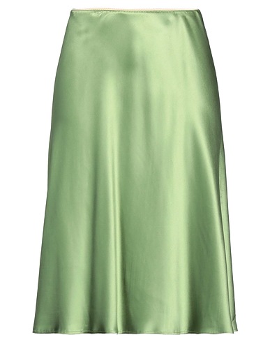 N°21 Midi skirt Light green 100% Viscose
