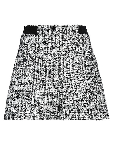 SANDRO Shorts & Bermuda Black 95% Polyester, 3% Cotton, 1% Viscose, 1% Metallic Polyester