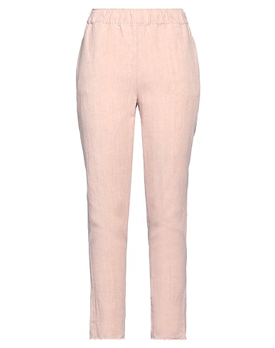 GOLDEN GOOSE Casual trouser Pink 100% Linen