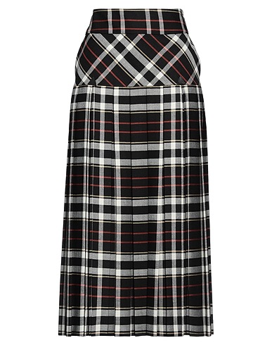 DSQUARED2 Midi skirt Black 60% Wool, 40% Cotton